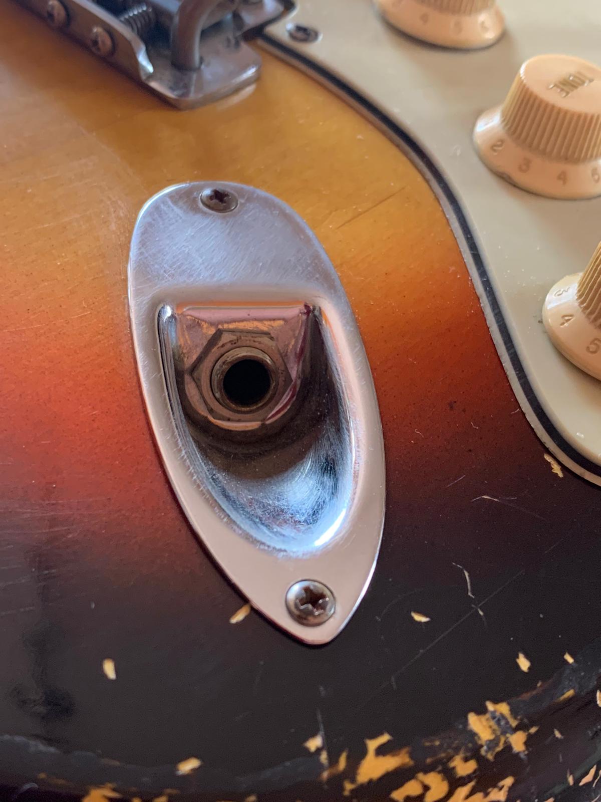 1963 Original Fender Stratocaster (Pre CBS) refinished - White case