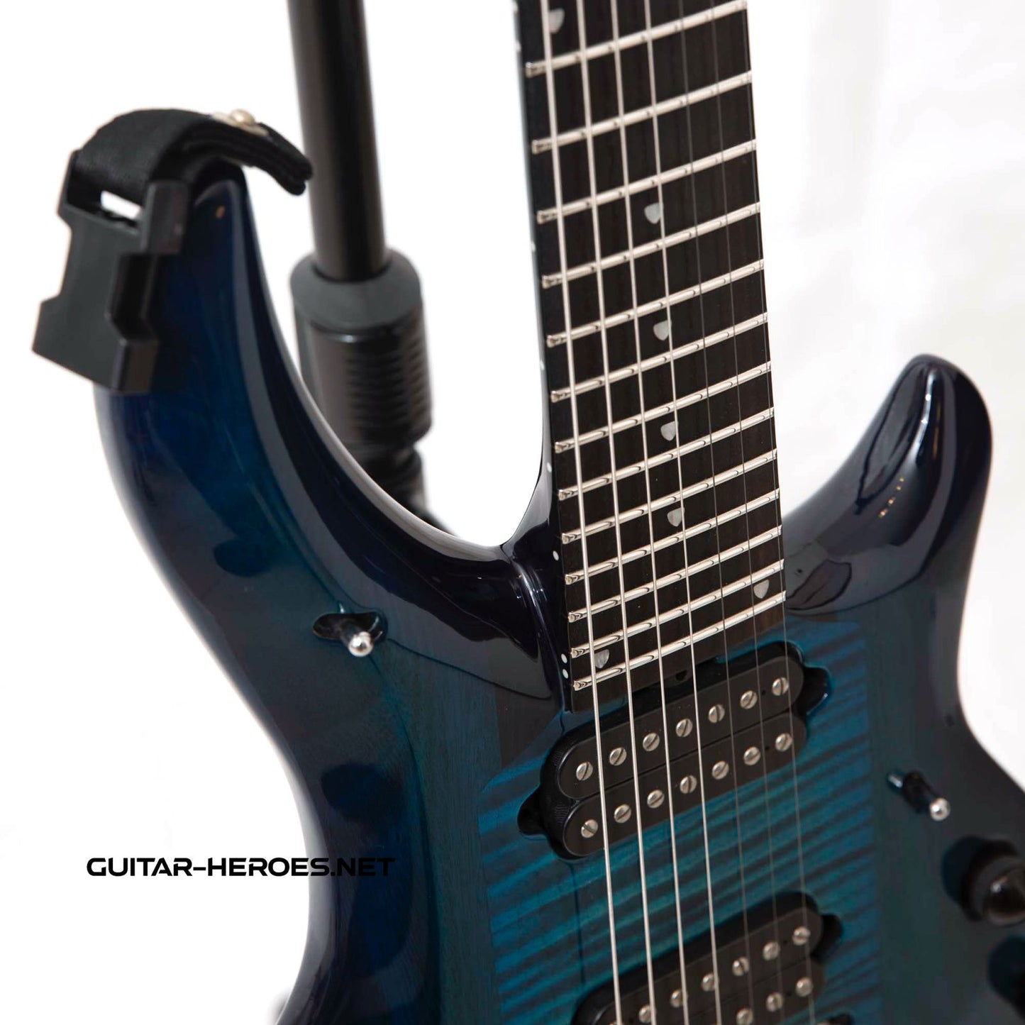 Music Man Majesty 7 – Blue Honu, John Petrucci. Mint (Pre-owned)
