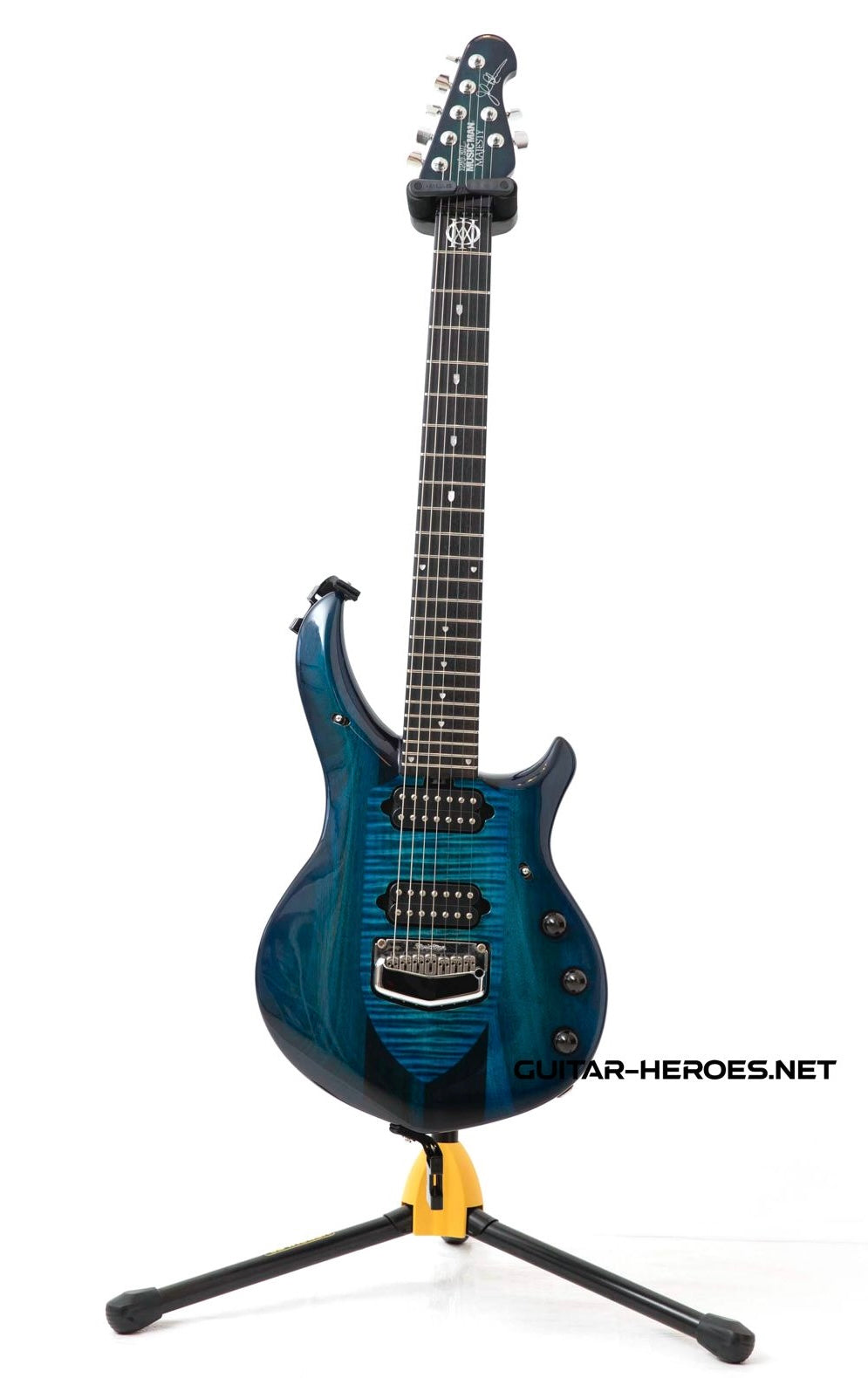 Music Man Majesty 7 – Blue Honu, John Petrucci. Mint (Pre-owned)
