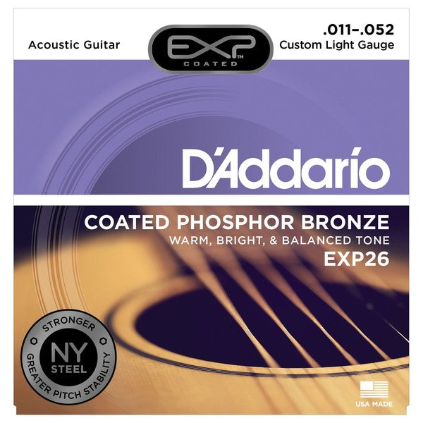 D'Addario EXP26 Coated Phosphor Bronze