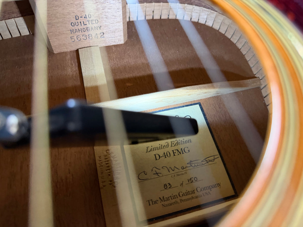 Martin D-40 FMG Limited Edition (1996) β Quilted Mahogany