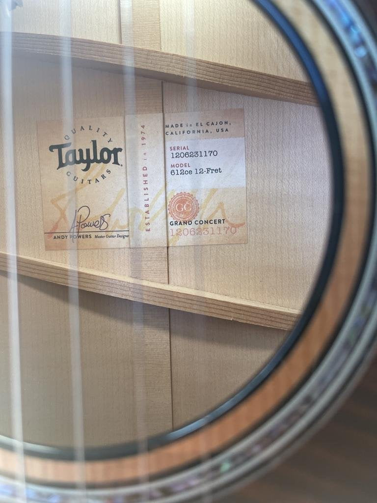 Taylor 612ce 12-Fret Grand Concert (2012)