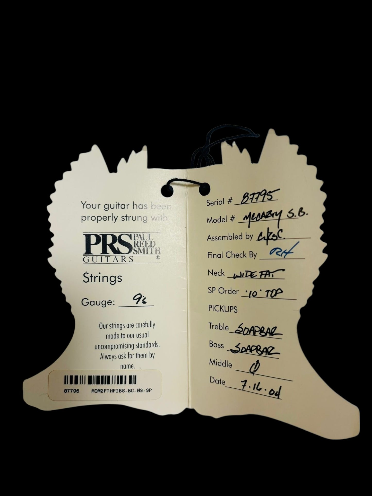 PRS Mccarty Soapbar 10 Top (Pre-owned)