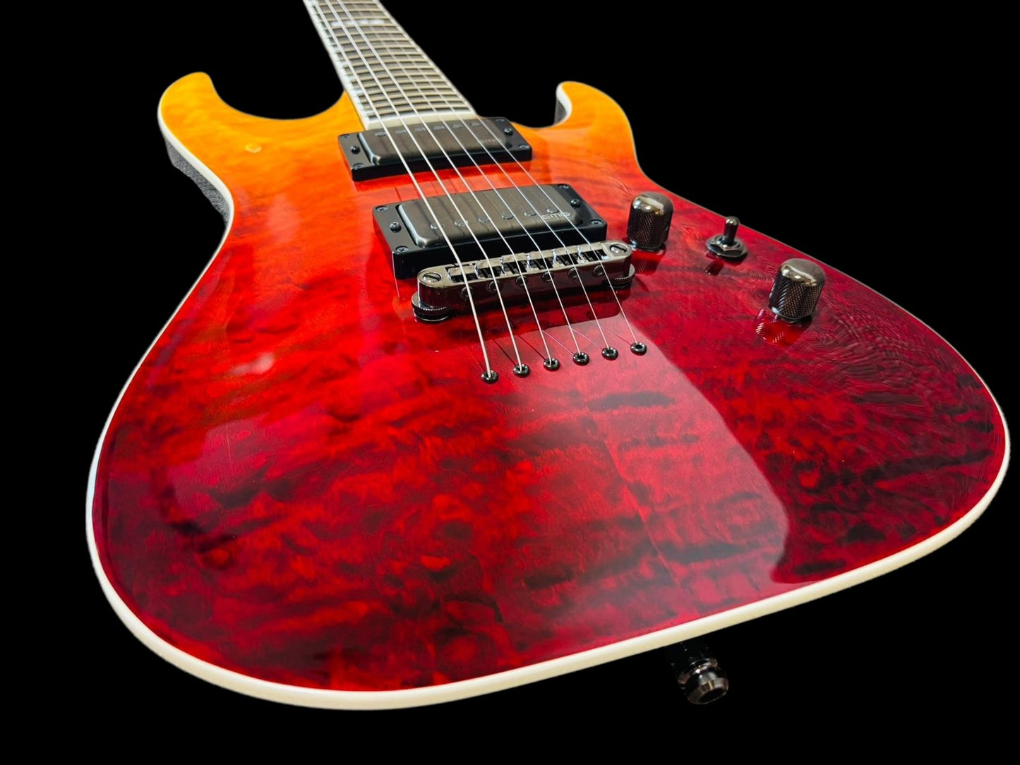 ESP E-II Horizon NT-II Tiger Eye Amber Fade (Pre-owned) like NEW