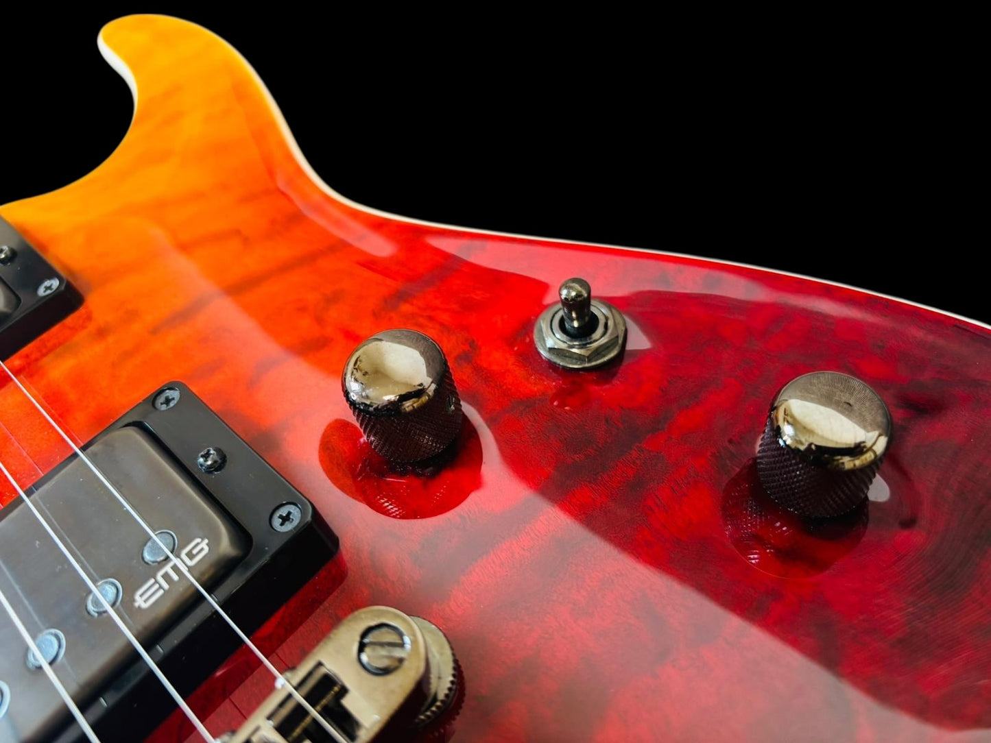 ESP E-II Horizon NT-II Tiger Eye Amber Fade (Pre-owned) like NEW