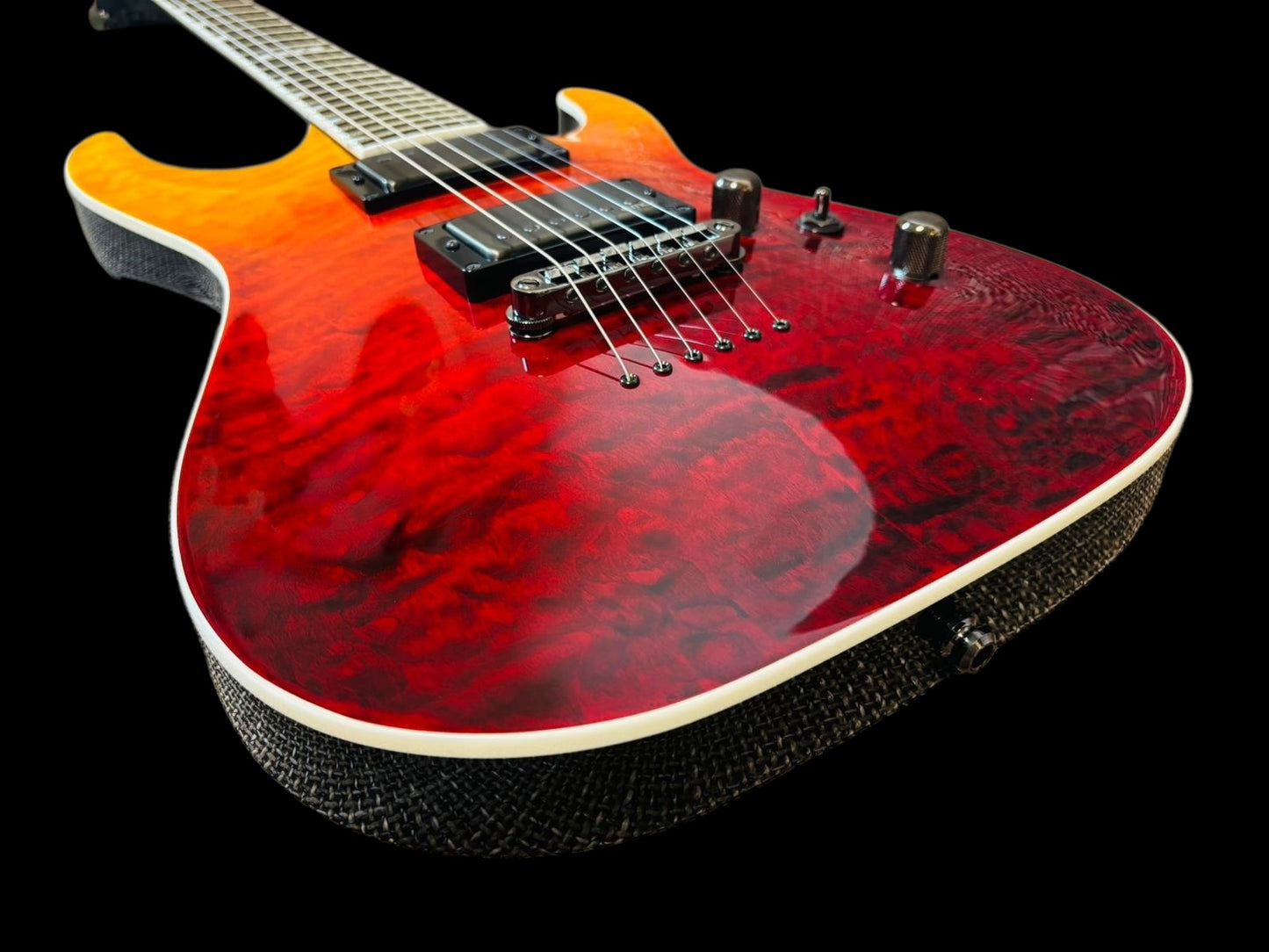 ESP E-II Horizon NT-II Tiger Eye Amber Fade (Pre-owned) like NEW