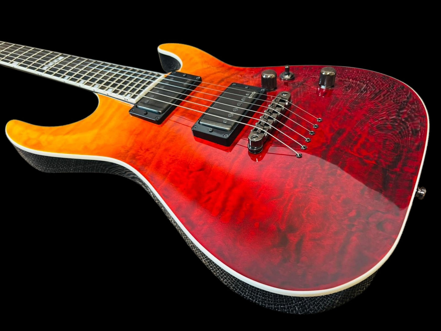 ESP E-II Horizon NT-II Tiger Eye Amber Fade (Pre-owned) like NEW