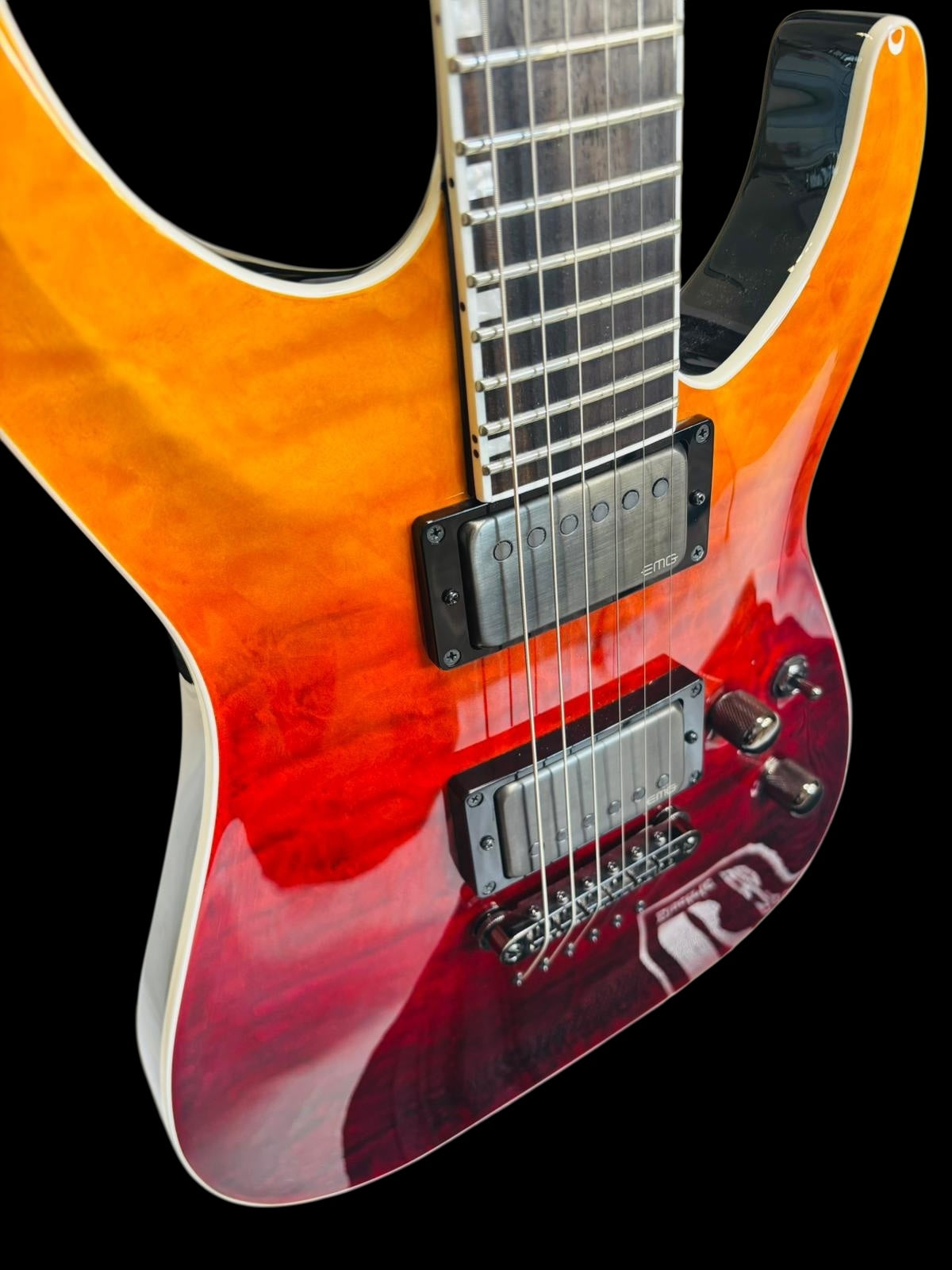 ESP E-II Horizon NT-II Tiger Eye Amber Fade (Pre-owned) like NEW