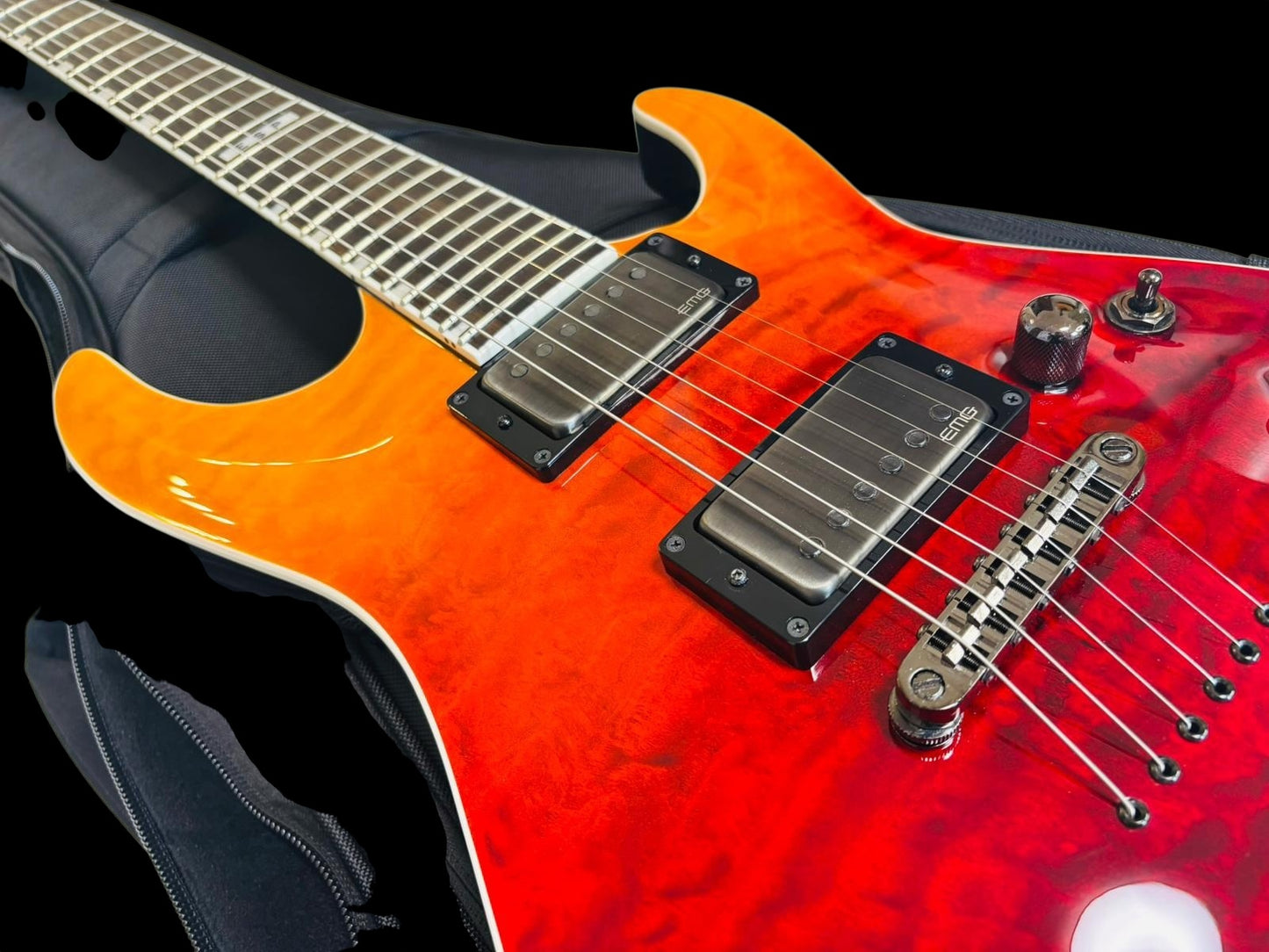 ESP E-II Horizon NT-II Tiger Eye Amber Fade (Pre-owned) like NEW