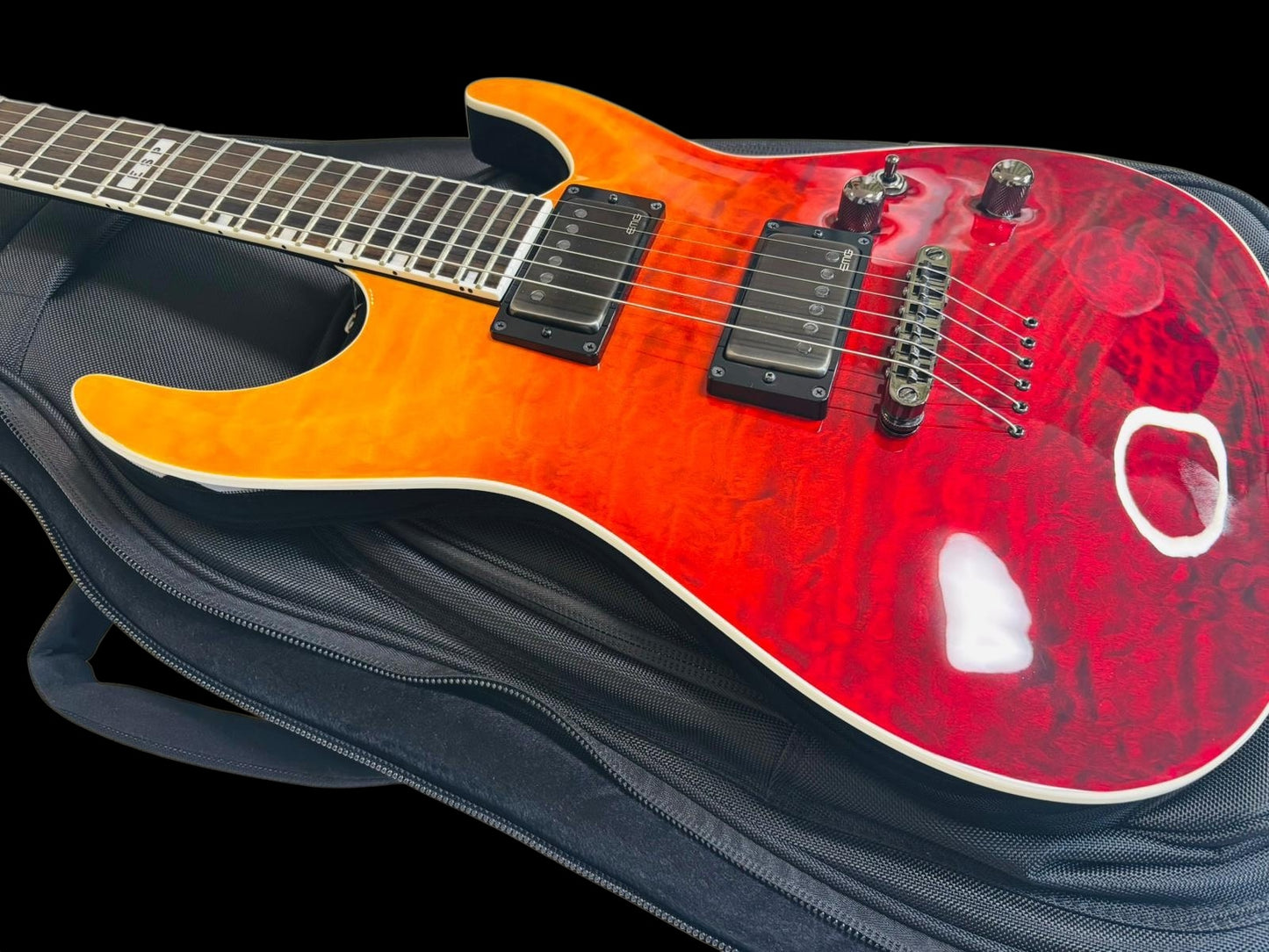 ESP E-II Horizon NT-II Tiger Eye Amber Fade (Pre-owned) like NEW