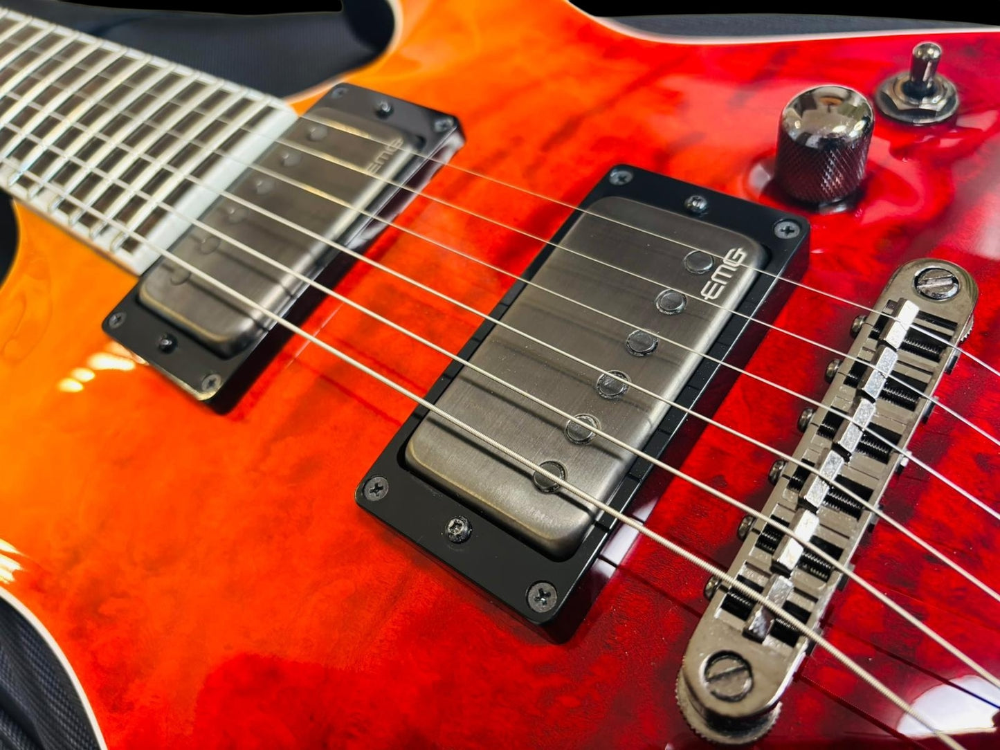 ESP E-II Horizon NT-II Tiger Eye Amber Fade (Pre-owned) like NEW