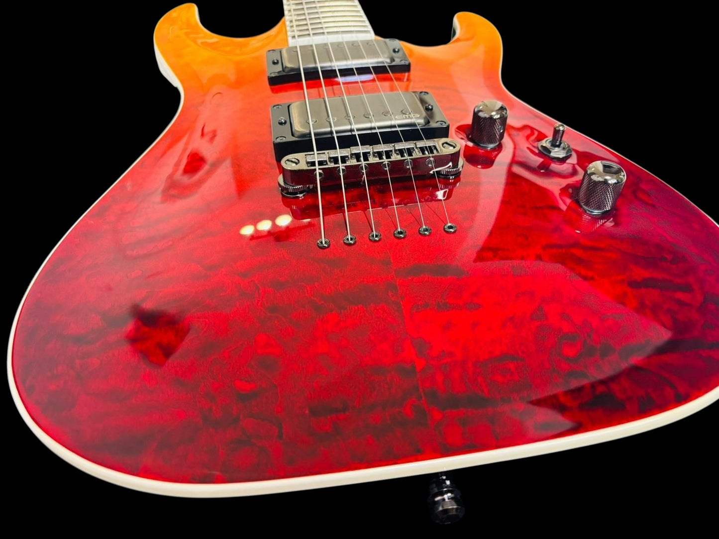 ESP E-II Horizon NT-II Tiger Eye Amber Fade (Pre-owned) like NEW