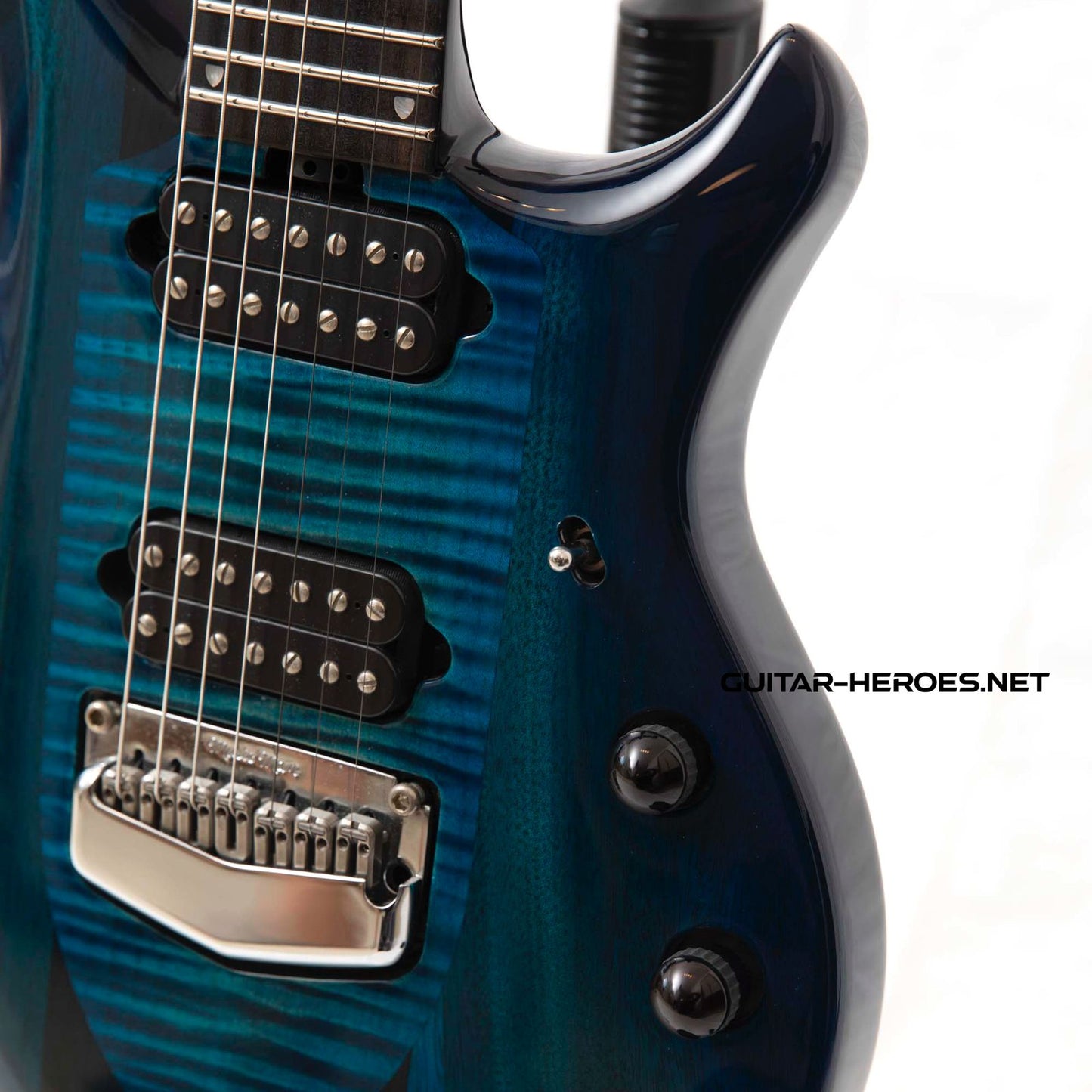 Music Man Majesty 7 – Blue Honu, John Petrucci. Mint (Pre-owned)