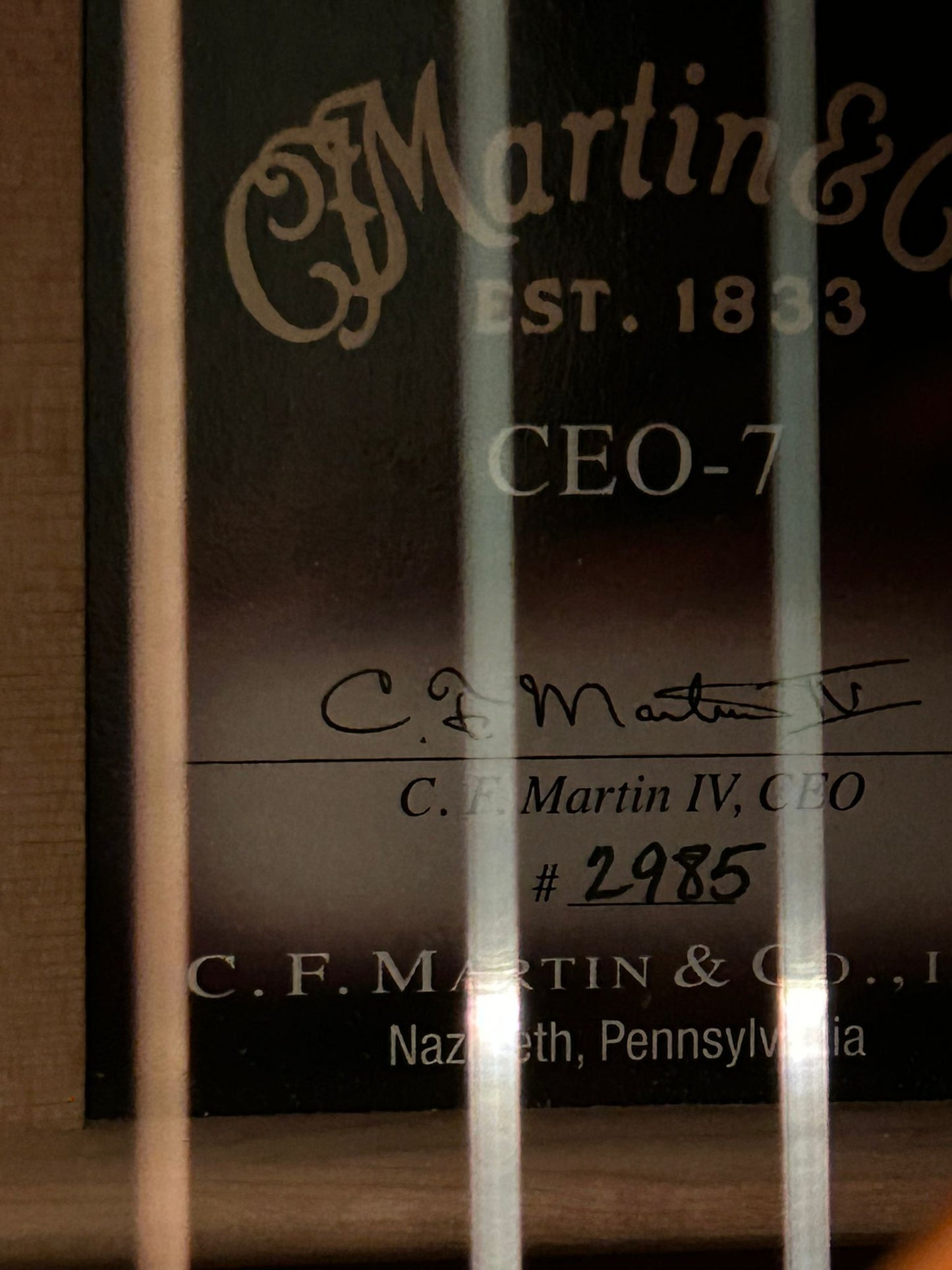 Martin CEO 7 (Pre-owned) 2015