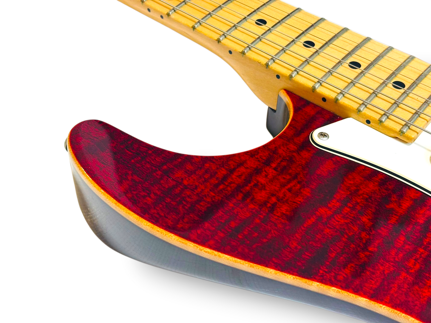 Suhr Pro Series S4 Flame Maple Chilli Pepper Red