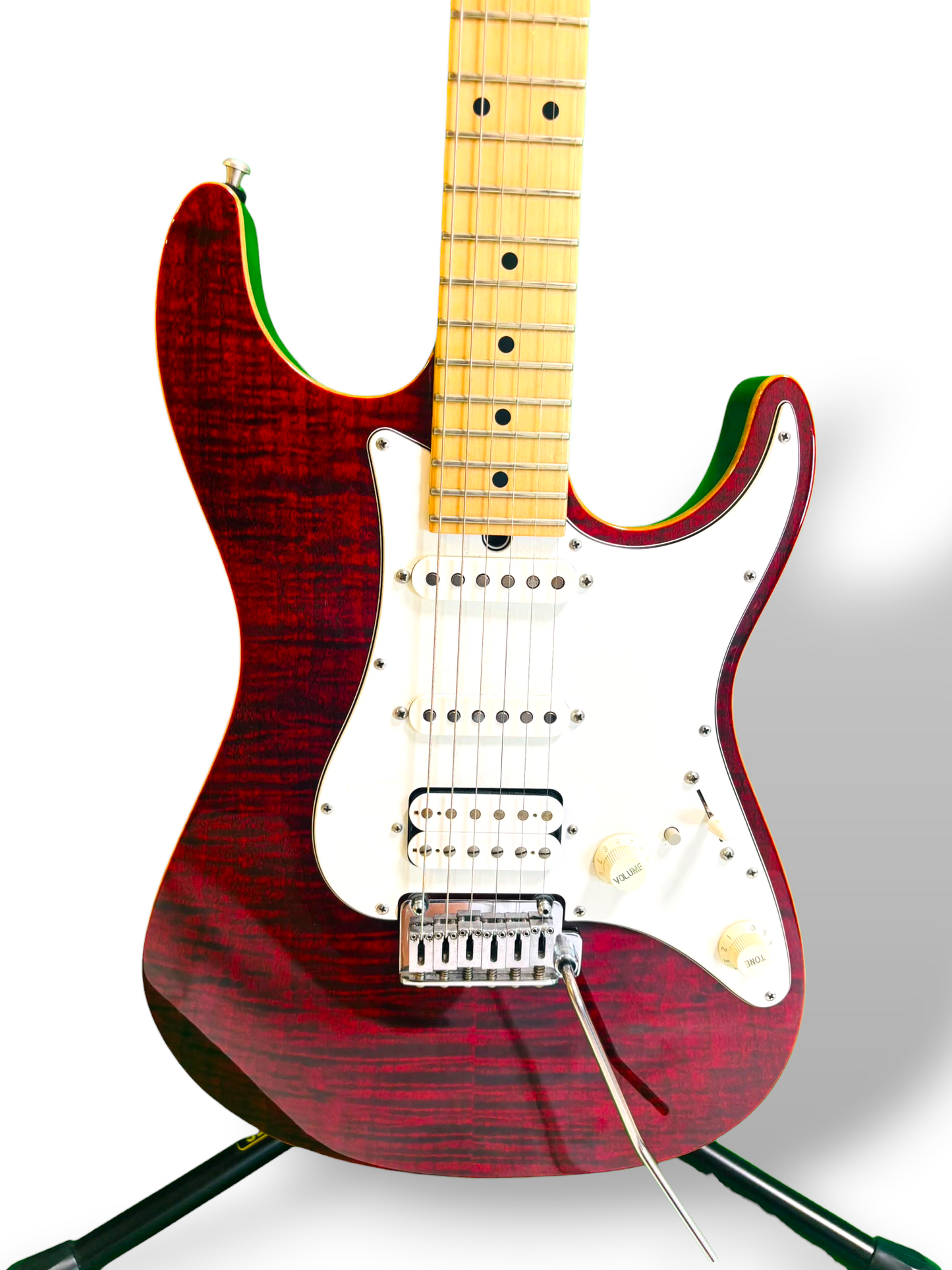 Suhr Pro Series S4 Flame Maple Chilli Pepper Red