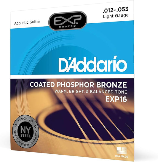 D'Addario EXP16 Coated Phosphor Bronze