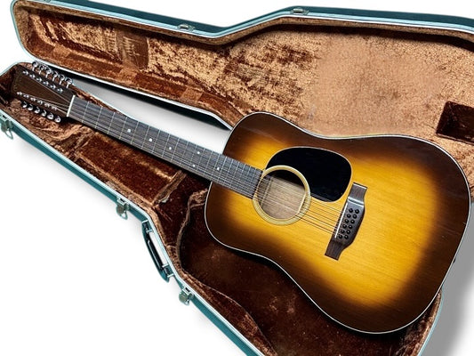 Martin D12-18 Sunburst Vintage 12-String Dreadnought 1974