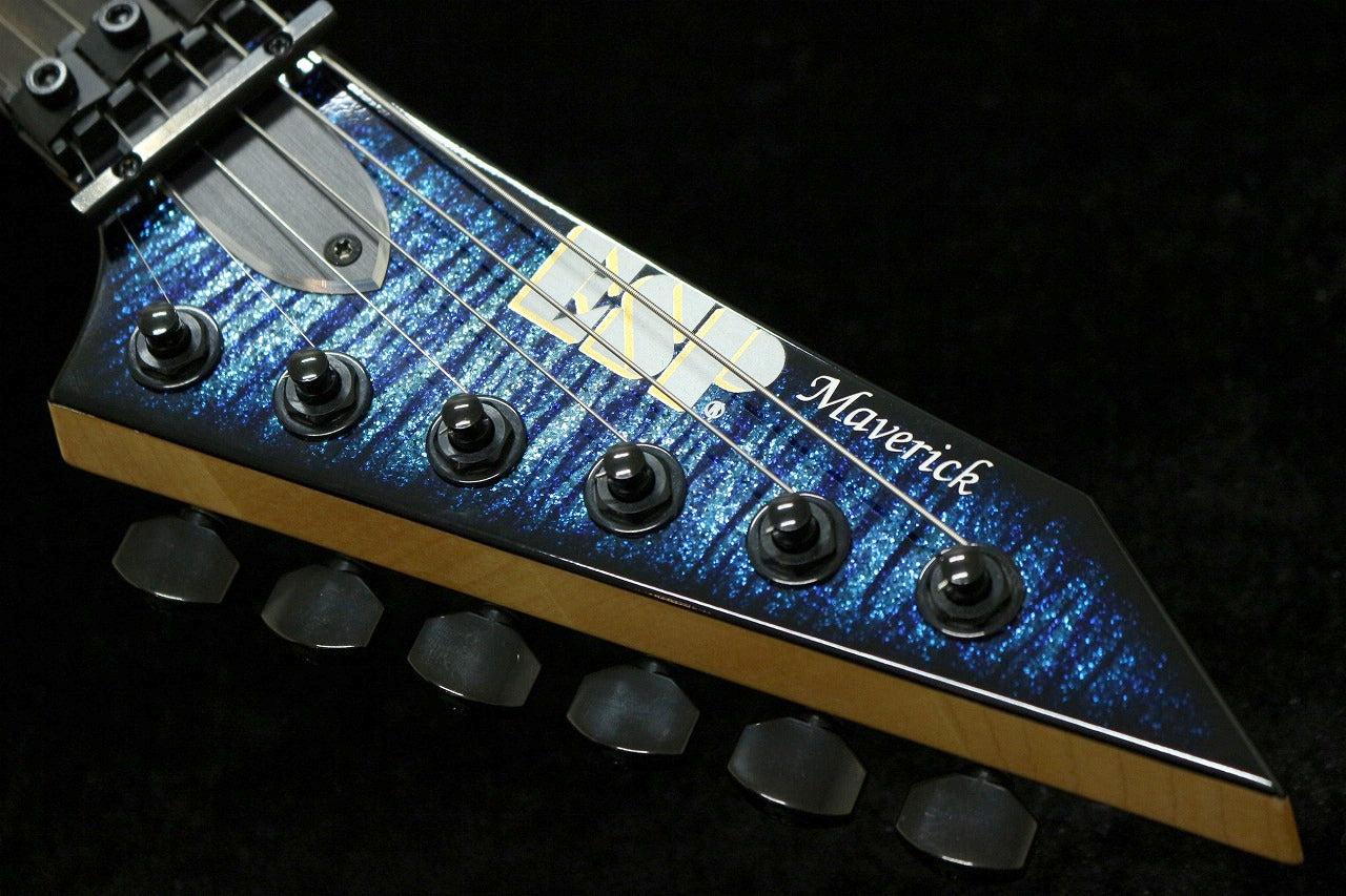 ESP Maverick SE Glitter Storm Blue – 27-Fret Superstrat 2026
