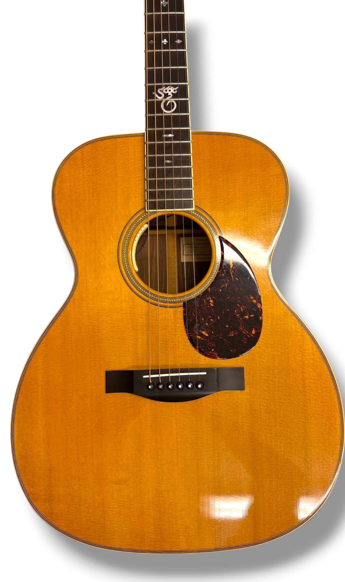 Santa Cruz OM Custom - 1992 - Torch inlays