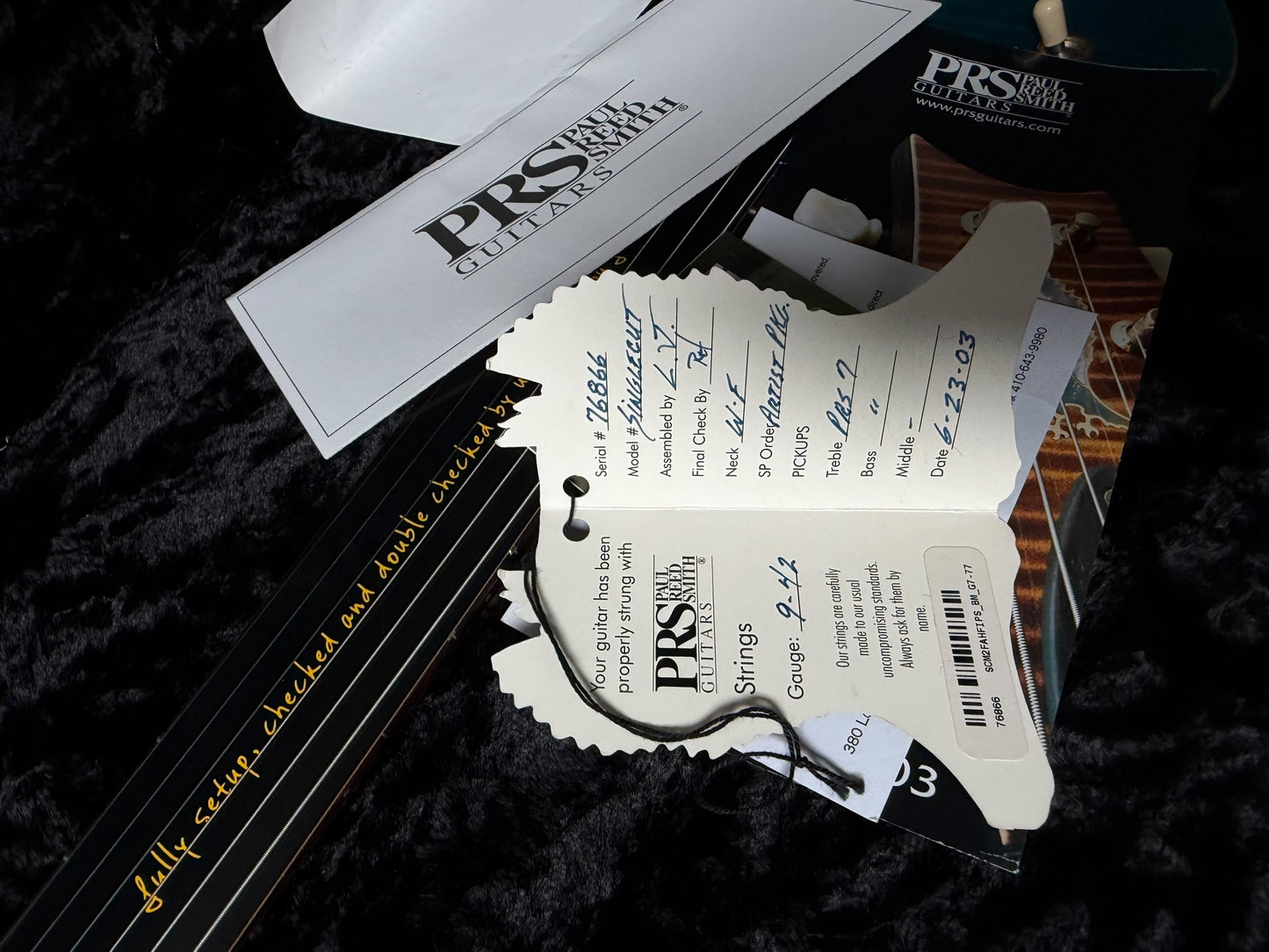 PRS Singlecut 22 Artist Package (2003) – Blue Mateo