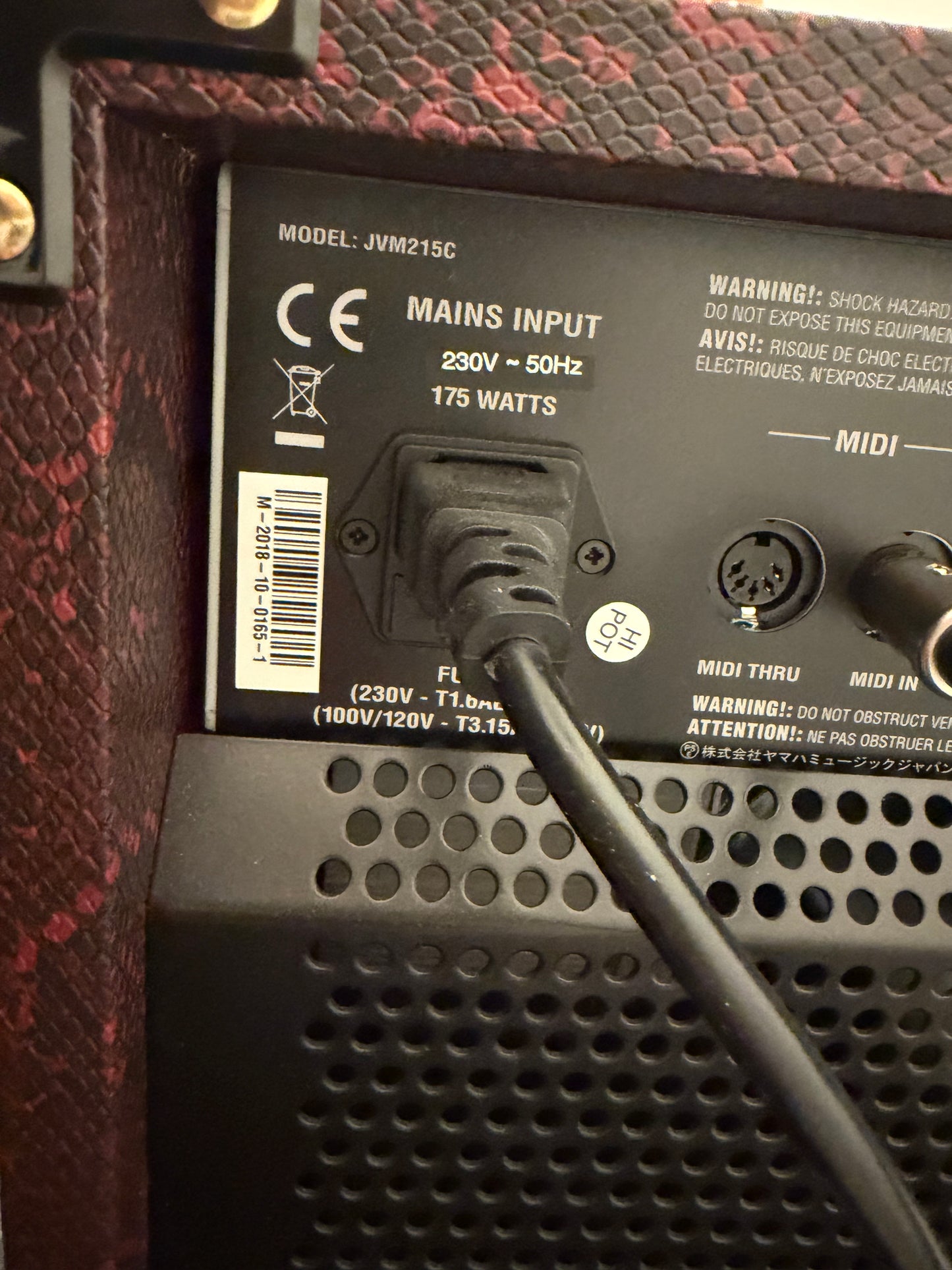 Marshall JVM215C Custom Snakeskin (2018)