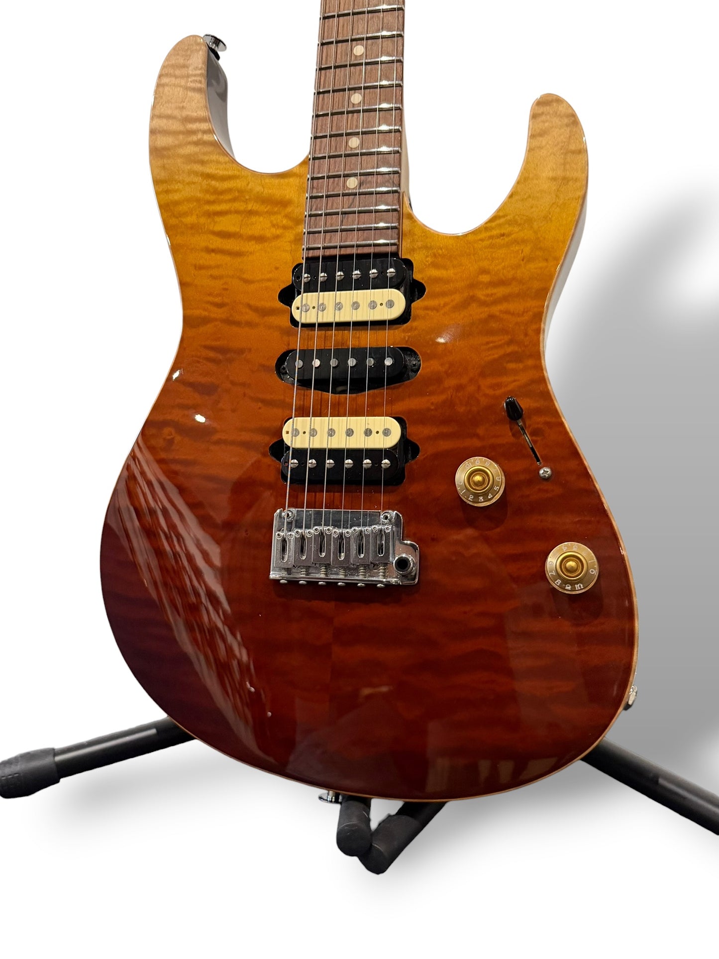 Suhr Modern Plus (2018) – Desert Gradient Burl Maple Top