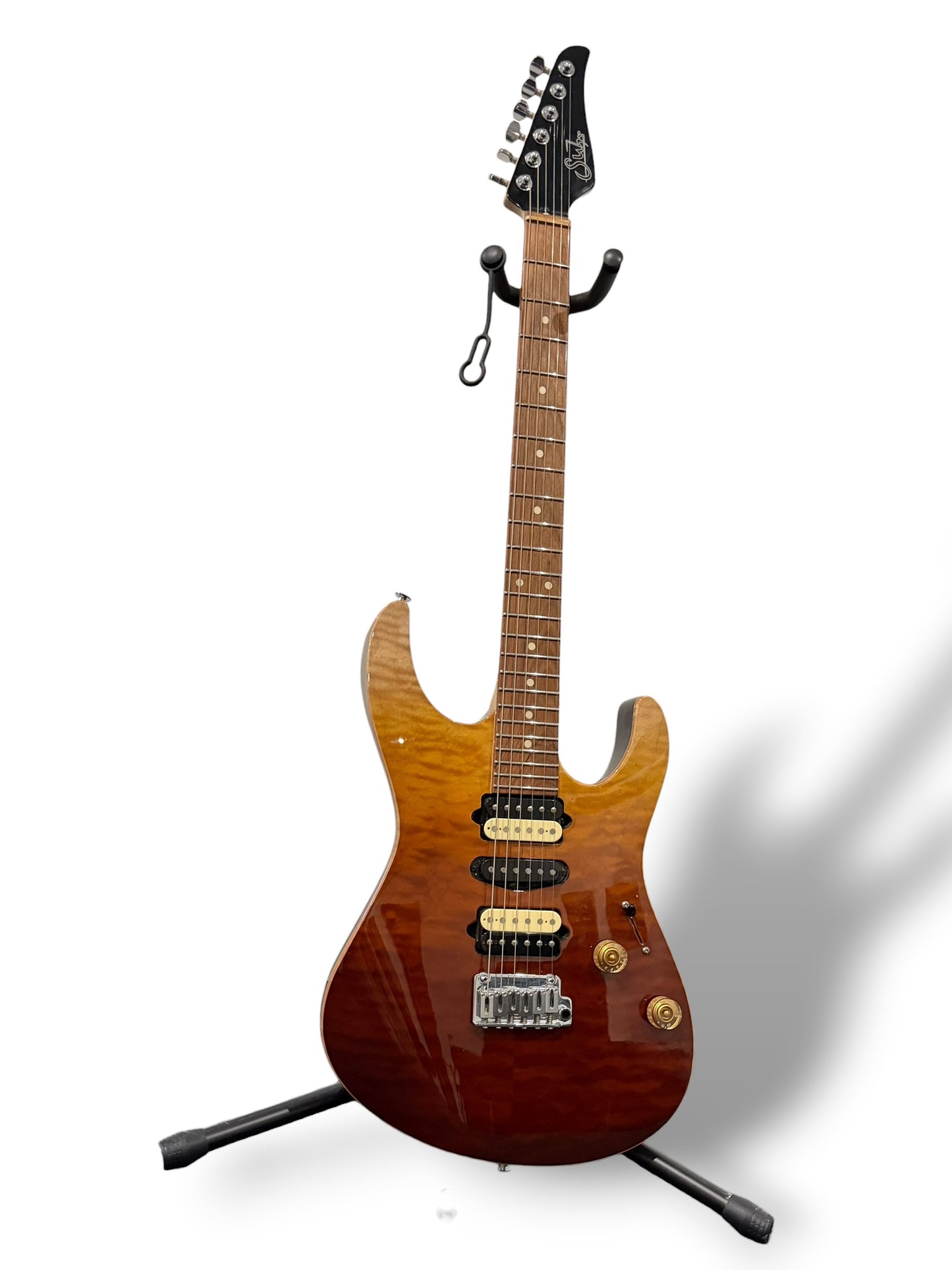 Suhr Modern Plus (2018) – Desert Gradient Burl Maple Top