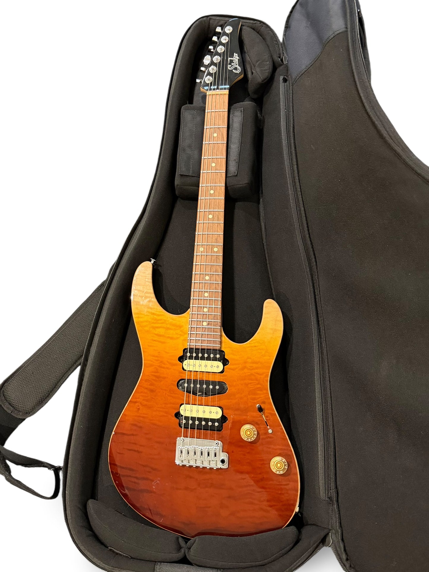 Suhr Modern Plus (2018) – Desert Gradient Burl Maple Top