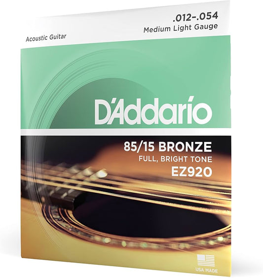 D'Addario EZ920 85/15 Bronze Medium Light