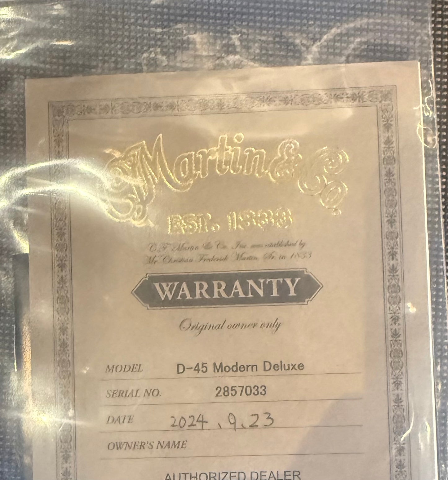 Martin D-45 Modern Deluxe (Pre-owned) 2024