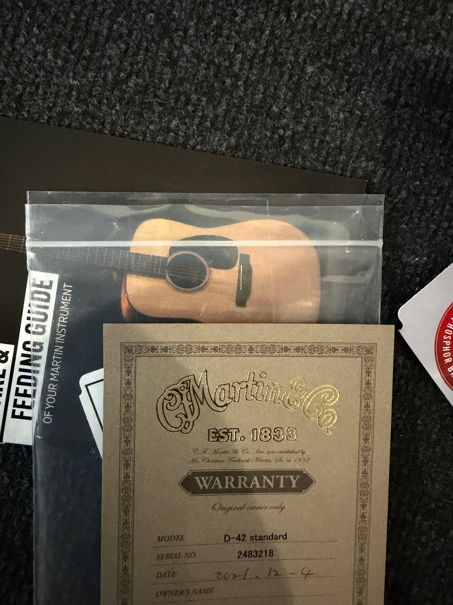 Martin D-42 Standard Reimagined 2021 - K&K pure mini