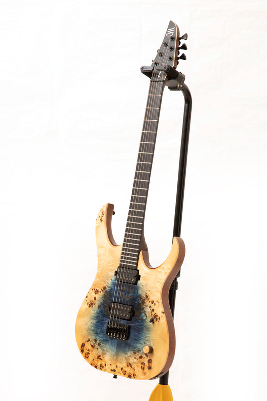 MAYONES Duvell Elite 6 -Trans Natural Fade Blue Burst (Pre-owned)
