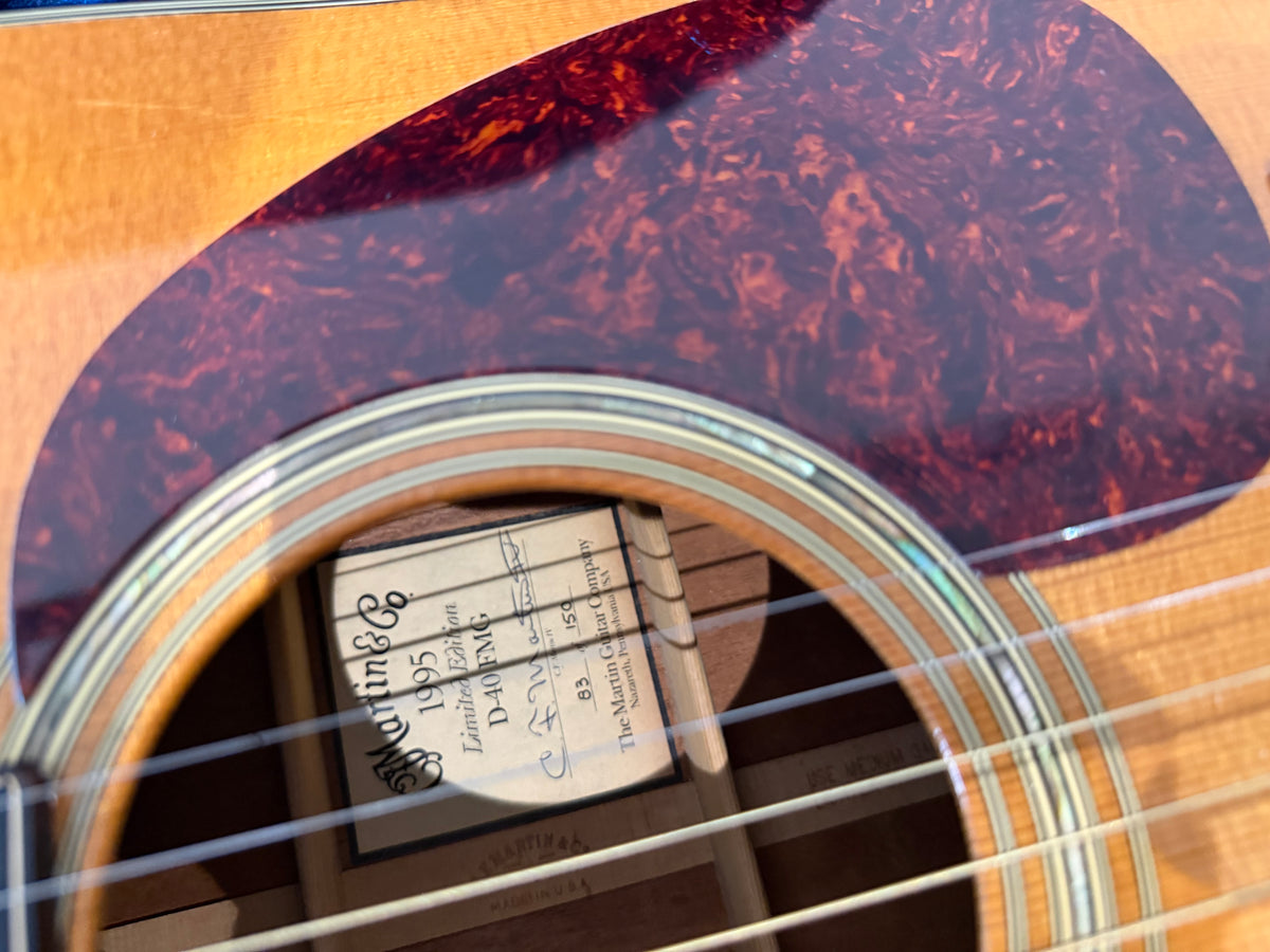 Martin D-40 FMG Limited Edition (1996) – Quilted Mahogany