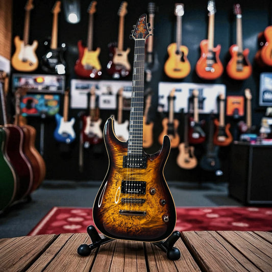 ESP Horizon CTM NT See-Thru Brown Burst 45th Anniversary( Pre-owned)