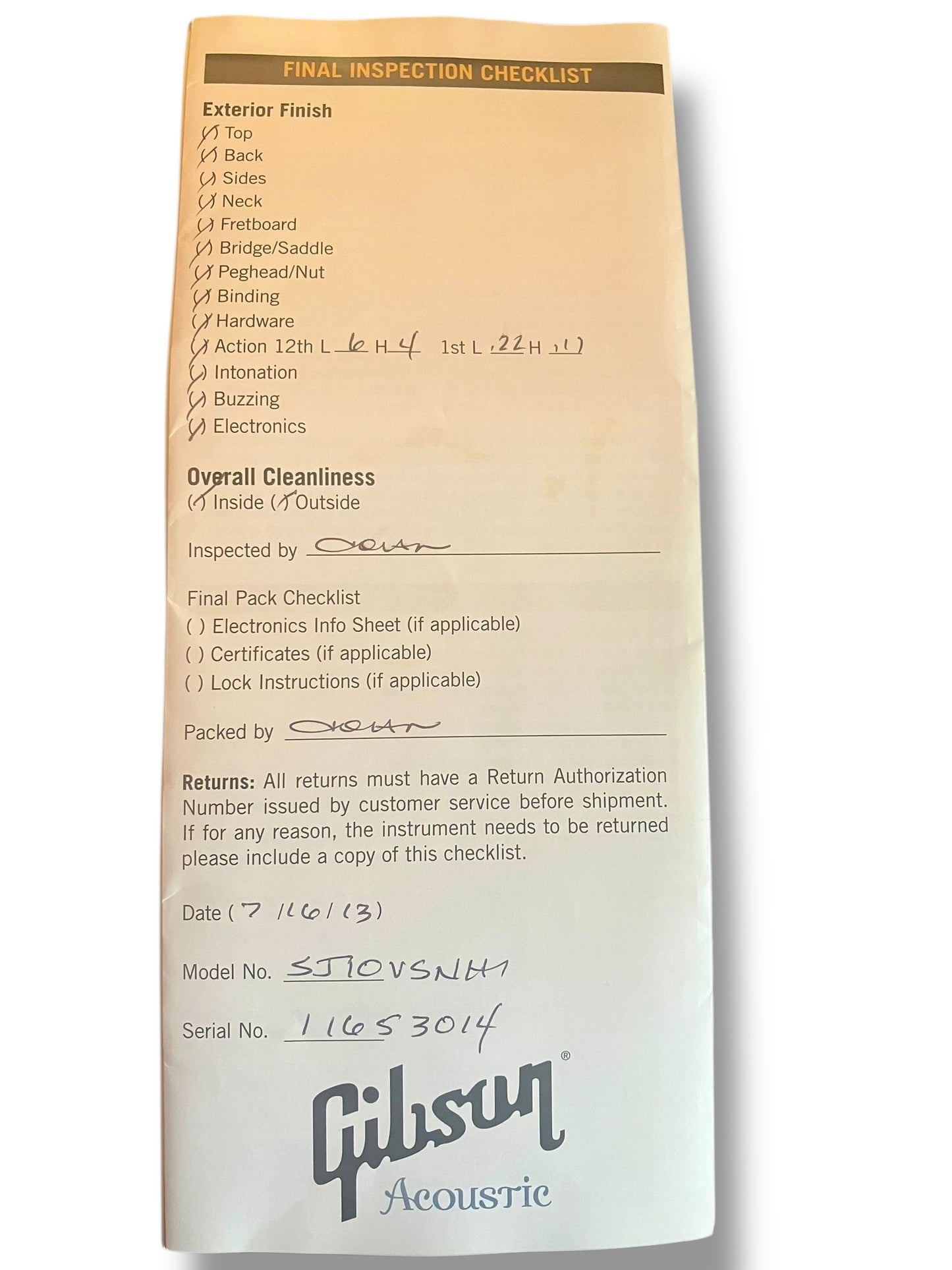 Gibson SJ-100 (Pre-owned) 2013 LR Baggs