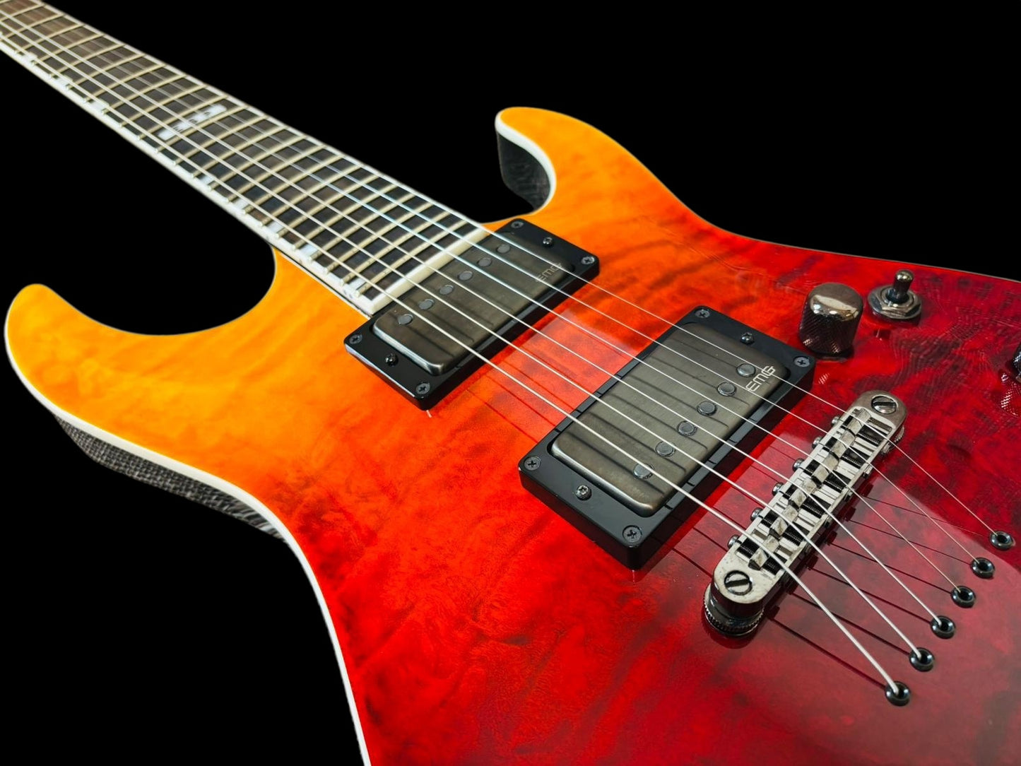 ESP E-II Horizon NT-II Tiger Eye Amber Fade (Pre-owned) like NEW