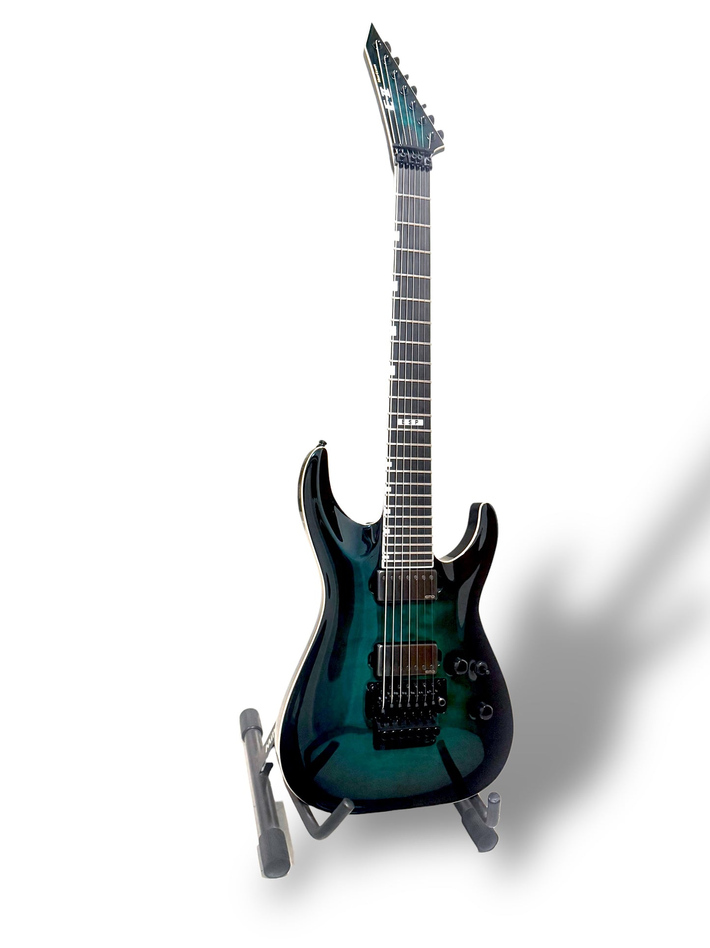 ESP E-II Horizon FR-7 Black Turquoise Burst (Pre-owned) 2019