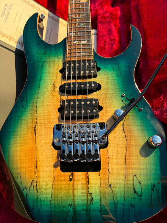 Ibanez RG8570ZSM-BGT Bluish Green Burst J. Custom 2023