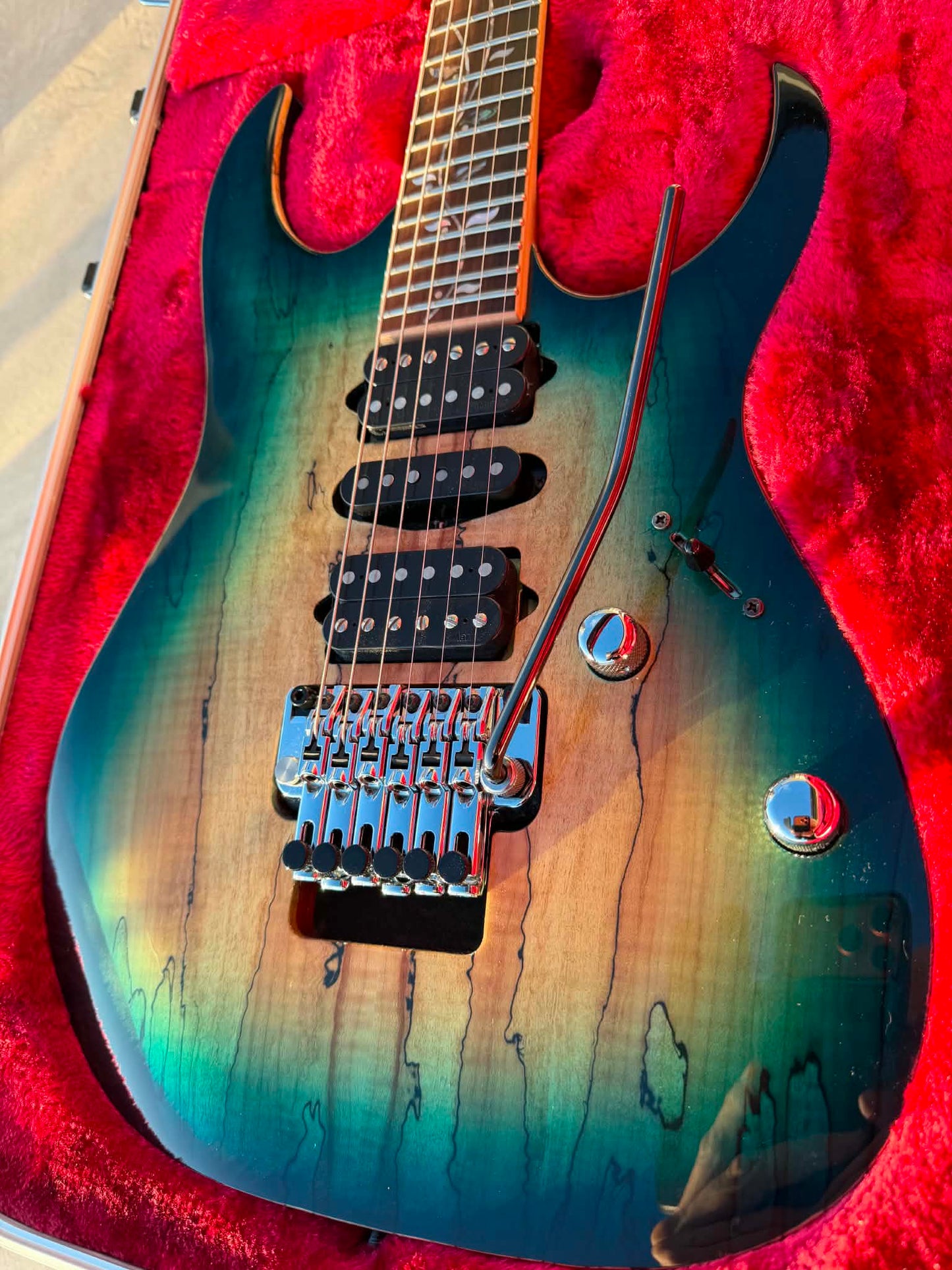 Ibanez RG8570ZSM-BGT Bluish Green Burst J. Custom 2023