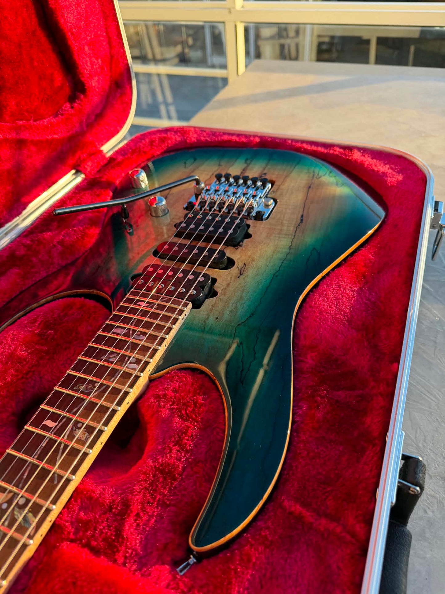 Ibanez RG8570ZSM-BGT Bluish Green Burst J. Custom 2023