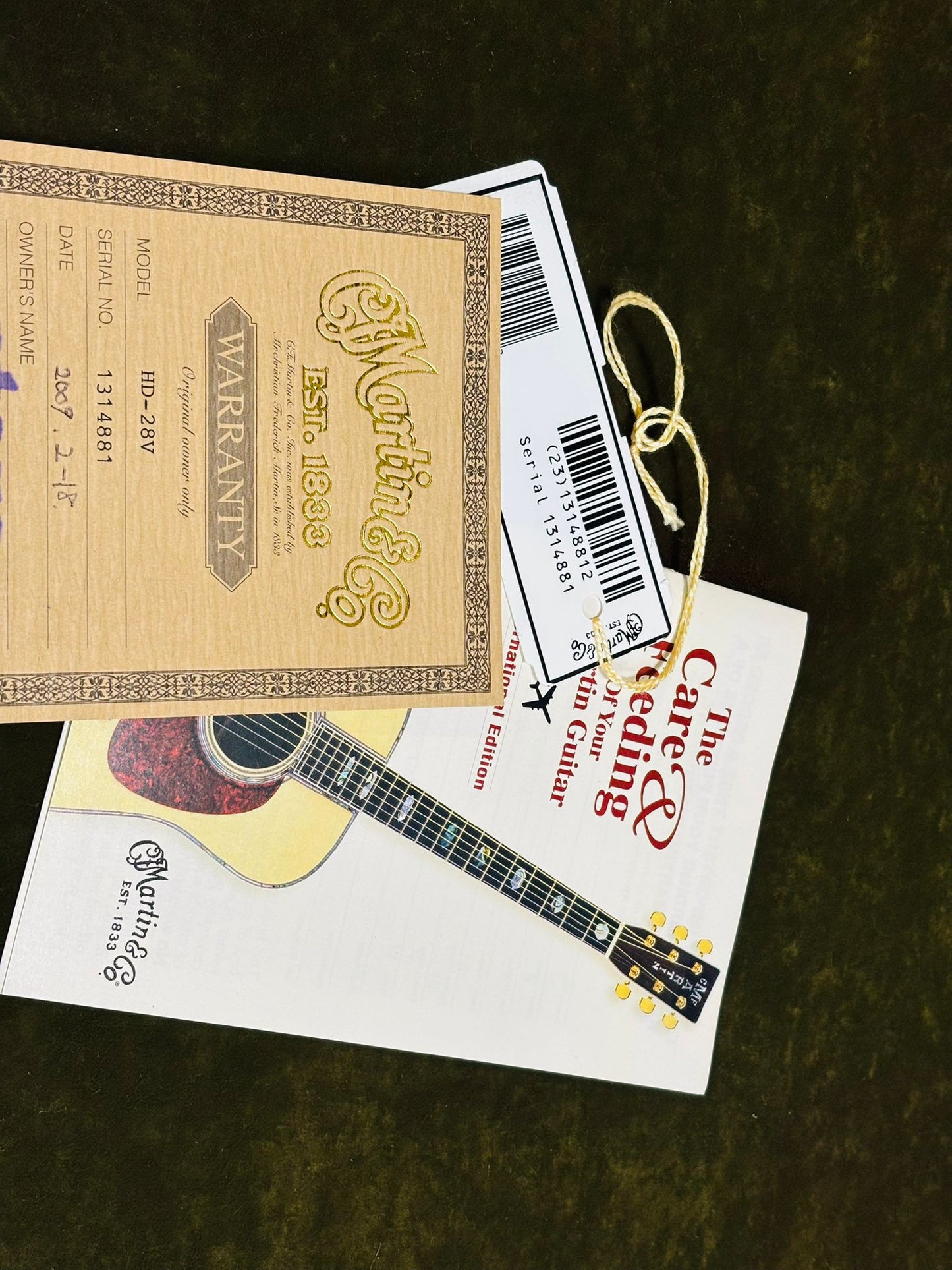 Martin HD-28V (Pre-owned) 2008