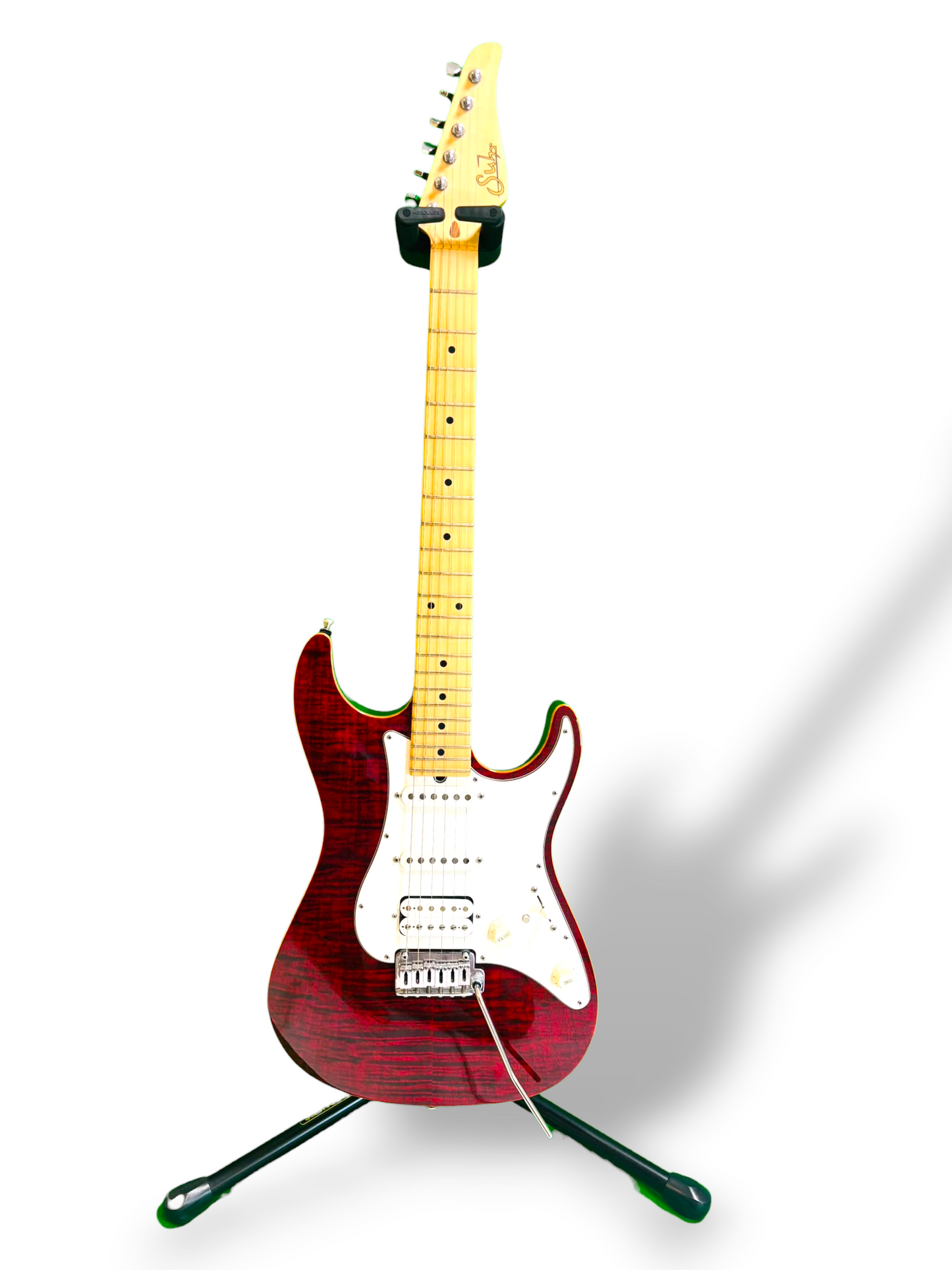 Suhr Pro Series S4 Flame Maple Chilli Pepper Red